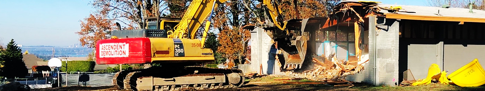 demolition backhoe