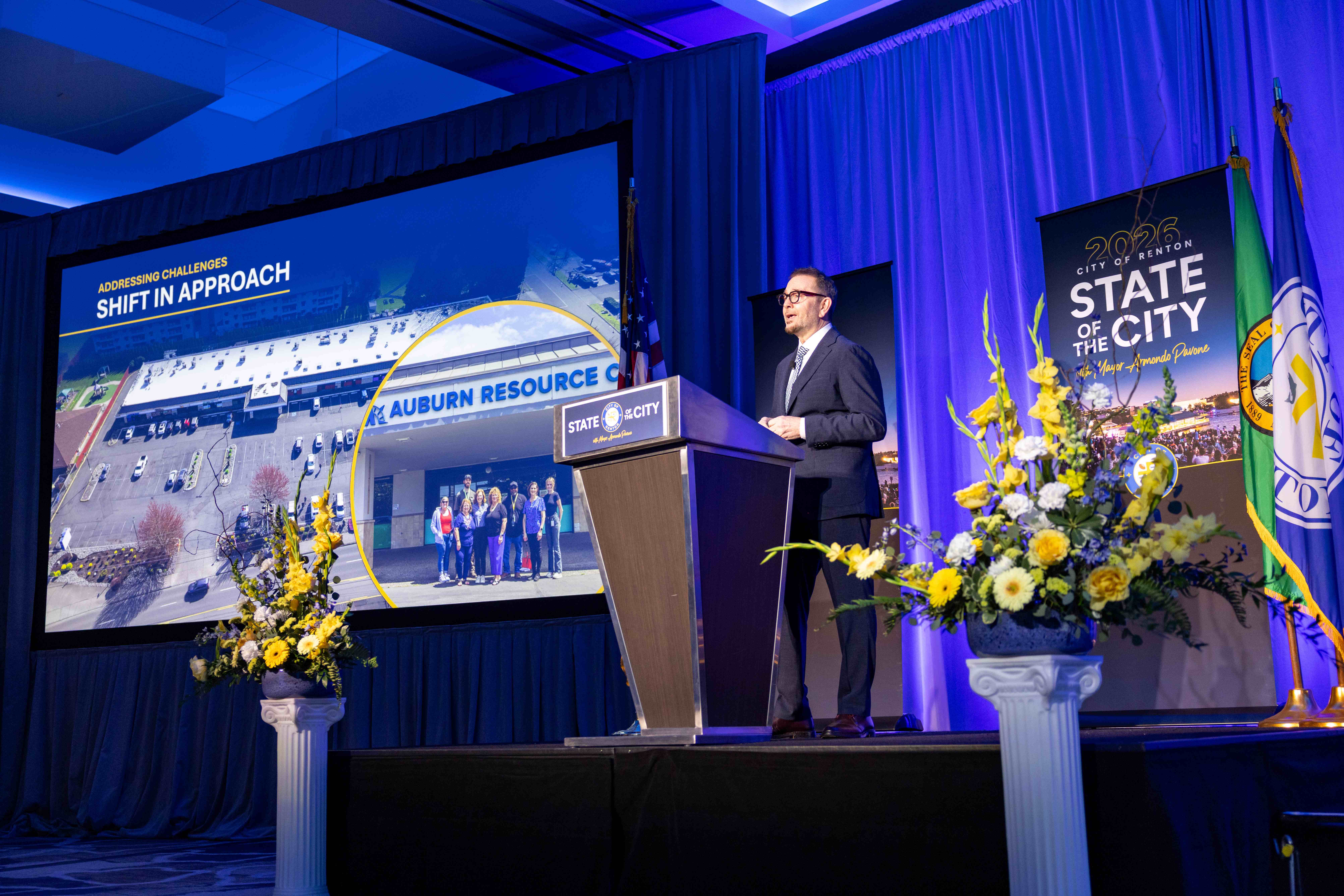 Mayor Pavone during 2026 State of the City speech