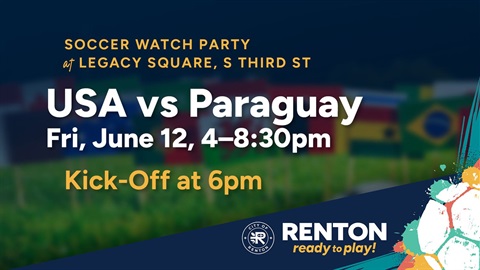 USA vs Paraguay watch event Friday June 12 at Legacy Square