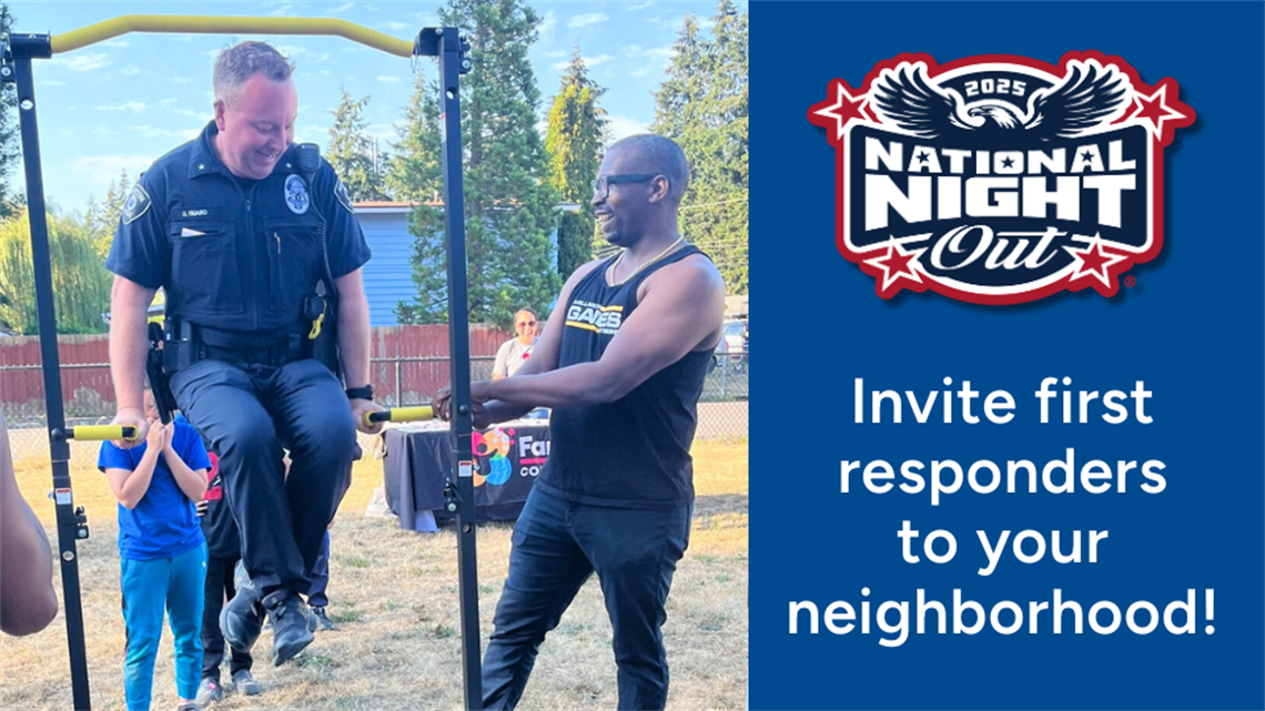 This Week in Renton header graphic for issue 277 National Night Out