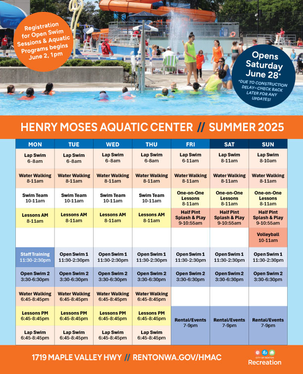 Henry Moses Aquatic Center Schedule