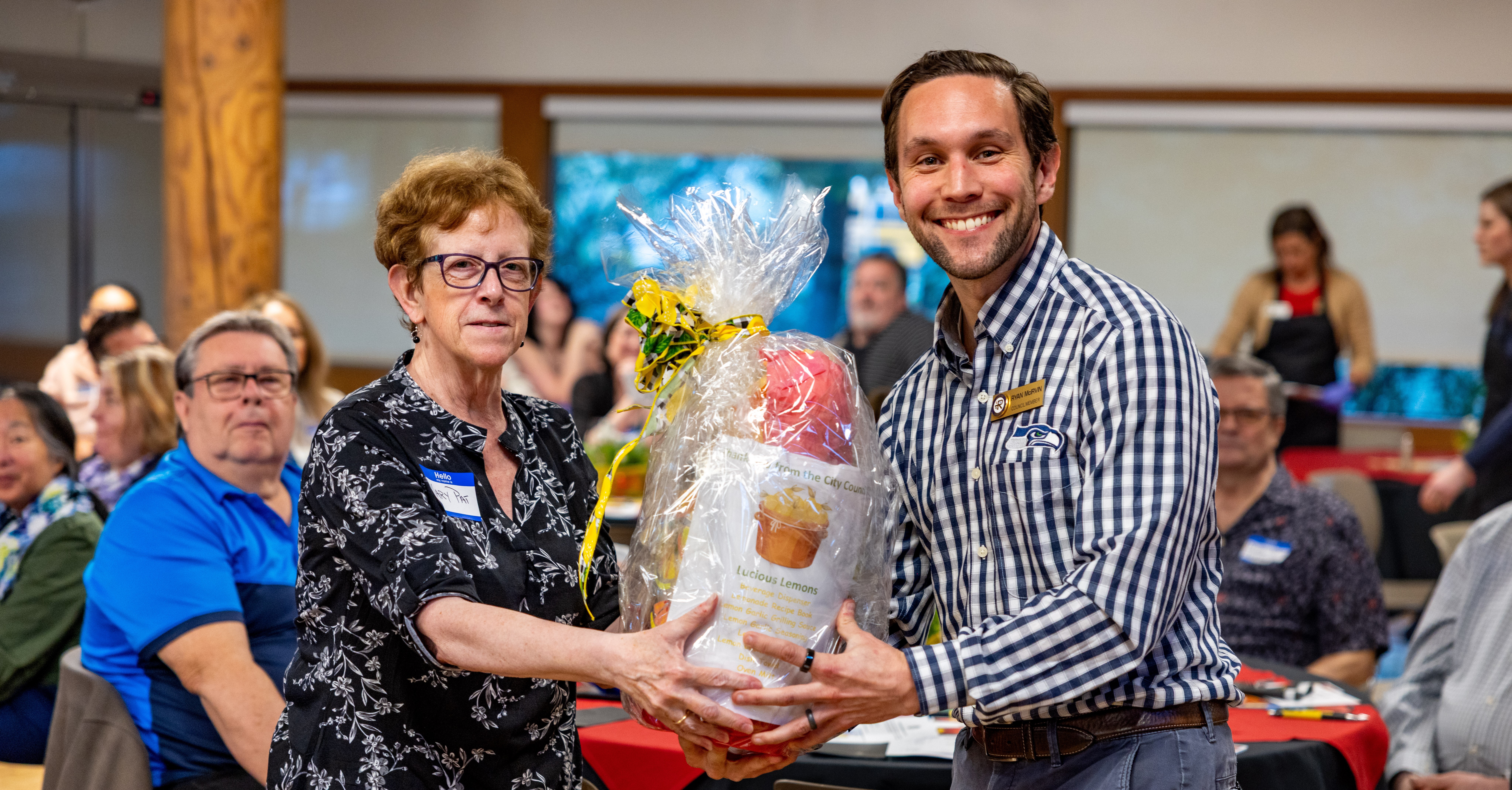 Councilmember McIrvin at Volunteer Appreciation event