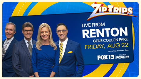 Zip Trip live from Renton Friday August 22 Fox 13