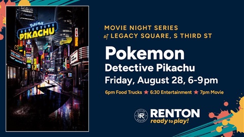 Legacy Square movie showing of Pokémon Detective Pikachu 