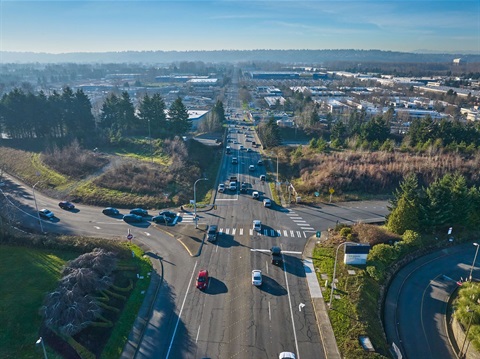 SW 43rd Street aerial drone