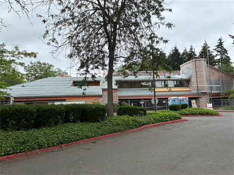 Renton Senior Activity Center during renovation