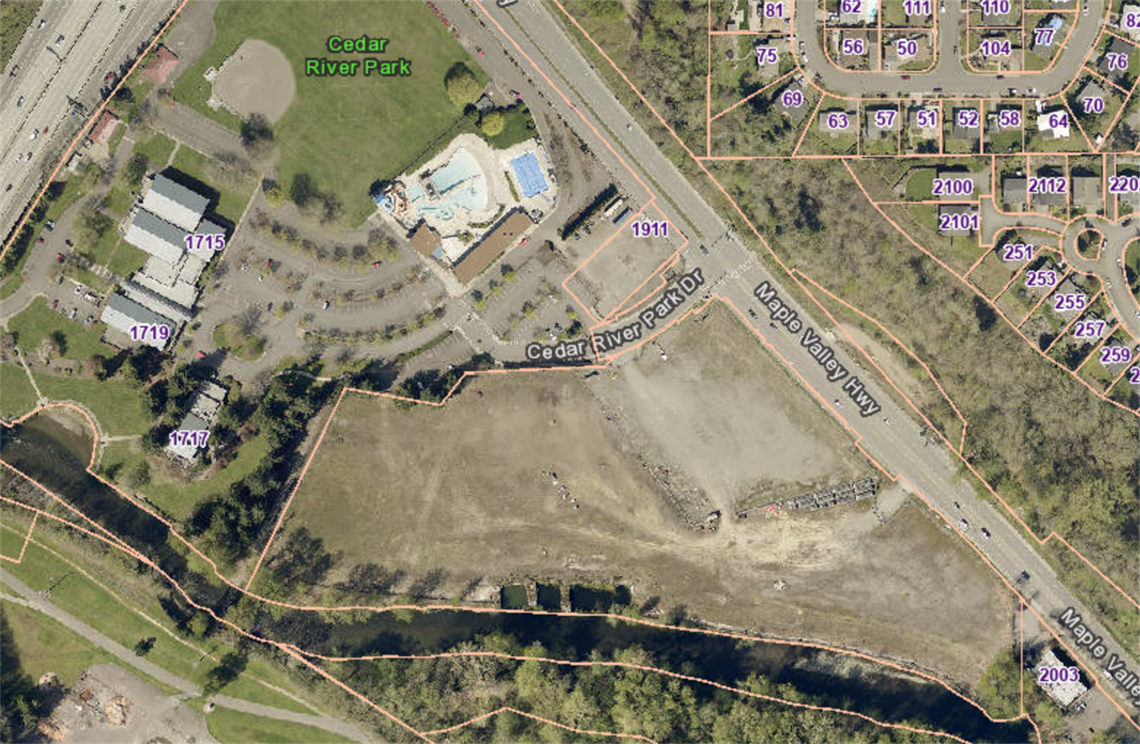 Map of Cedar River expansion area