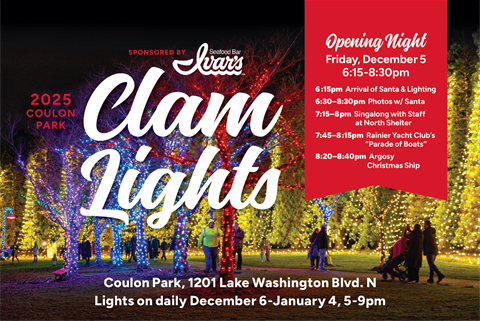 Renton Clam Lights opening night 2025