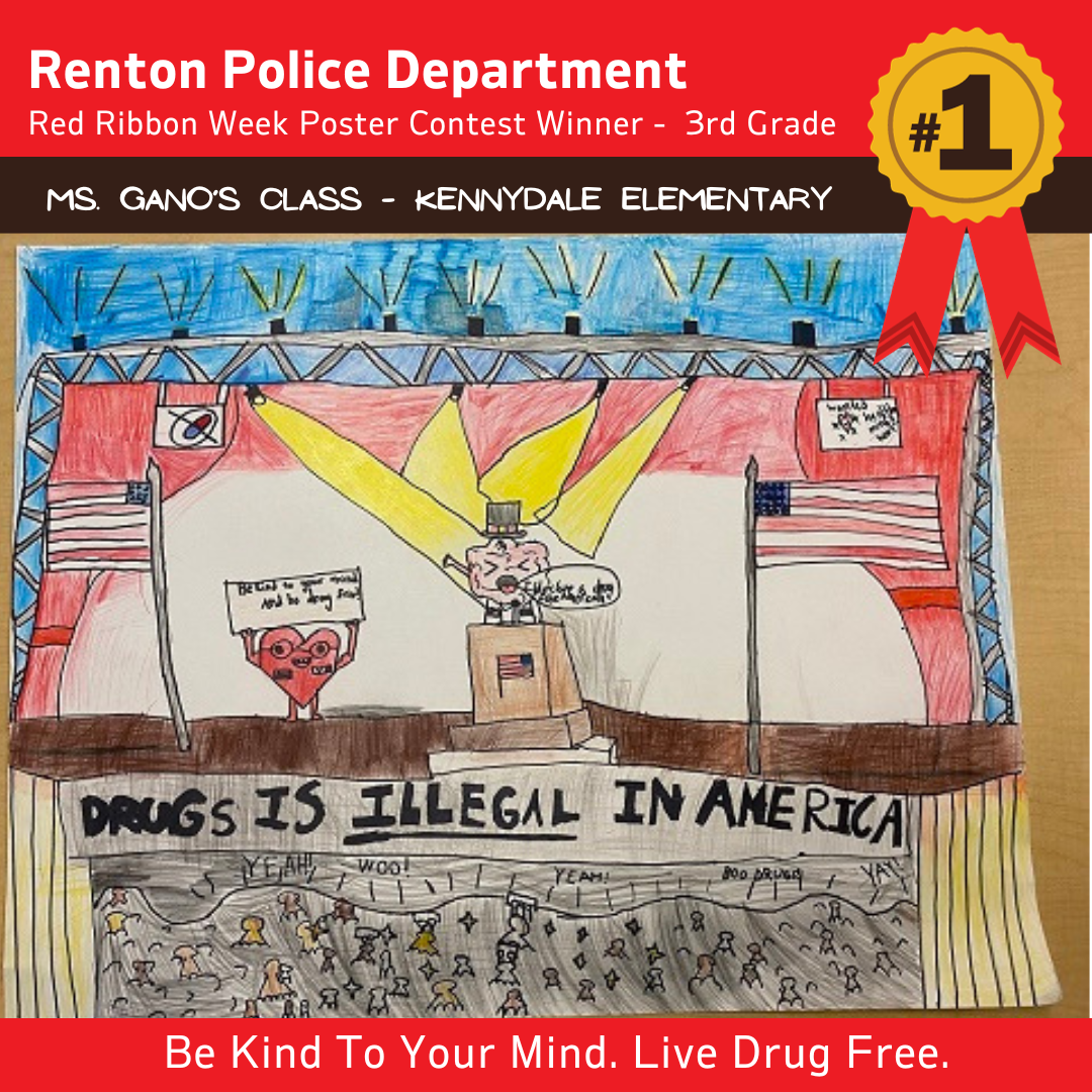 Renton Red Ribbon Week Poster Contest 2025