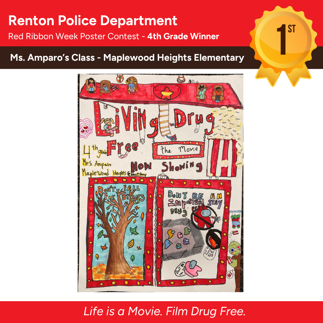 Renton Red Ribbon Week Poster Contest 2025