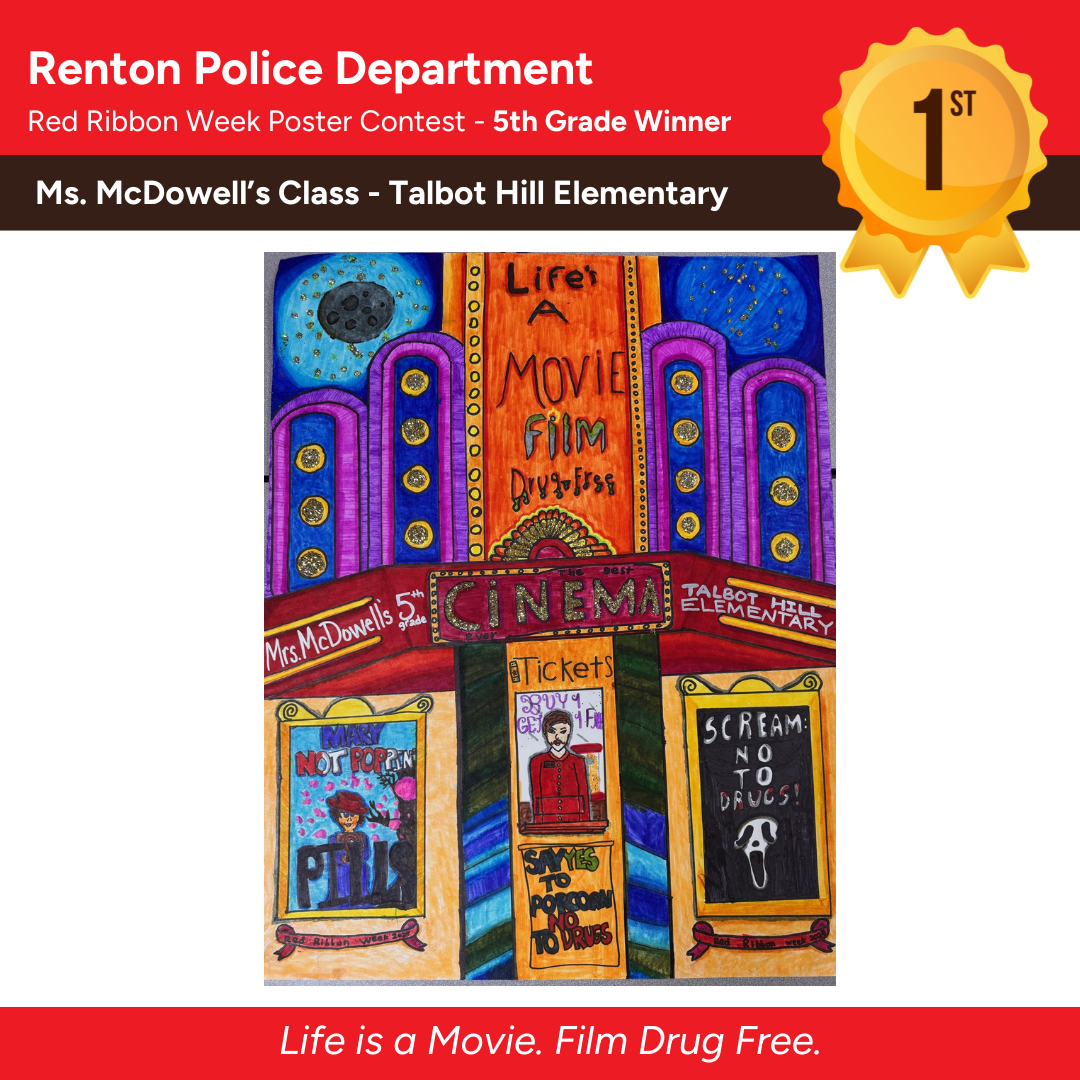 Renton Red Ribbon Week Poster Contest 2025