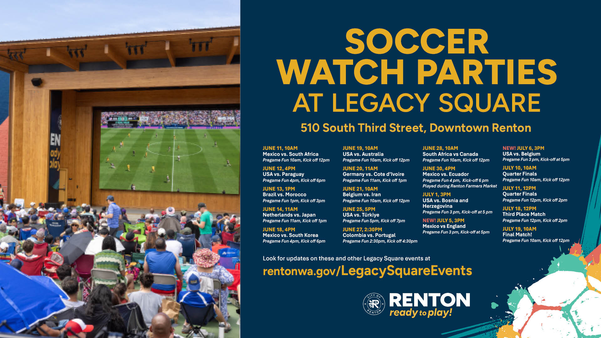 Legacy Square Events updated June 27