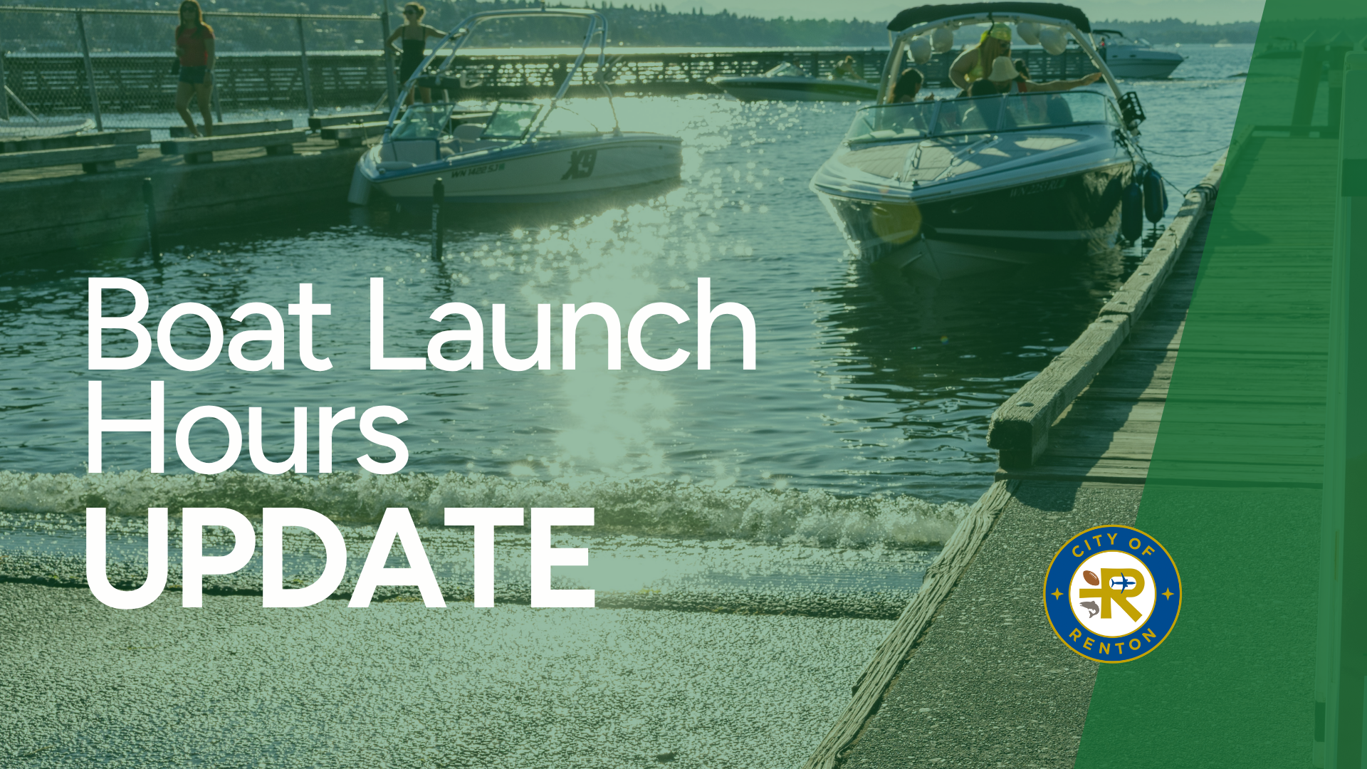 Boat Launch Hours Revised at Coulon Park July 30-October 31 4am-11pm